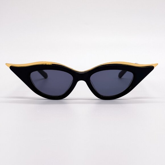 NEW VALENTINO V-GOLDCUT-II WOMEN BLACK SUNGLASSES VALENTINO VLS-114A main image 11